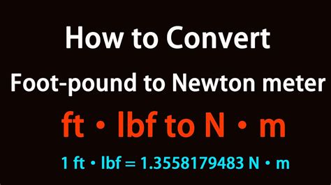 newton meters to foot pounds|newton meter conversion chart.